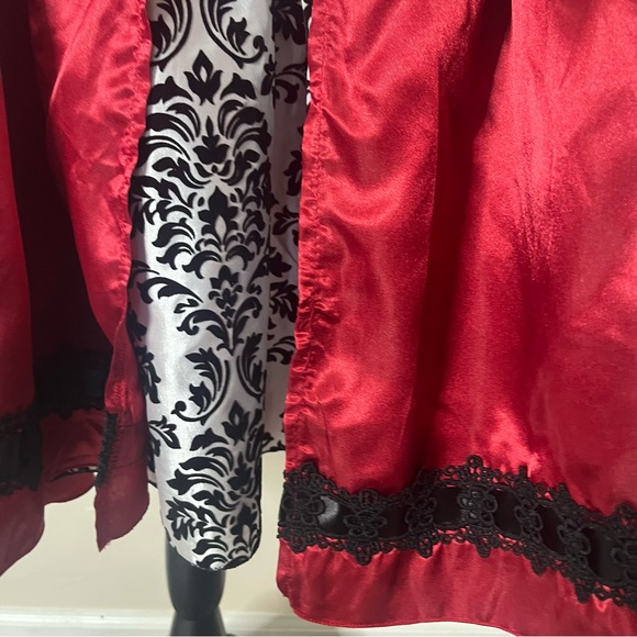 Leg Avenue Sexy Gothic Red Riding Hood Halloween Costume Women's‎ Sz L Cosplay - Picture 11 of 16